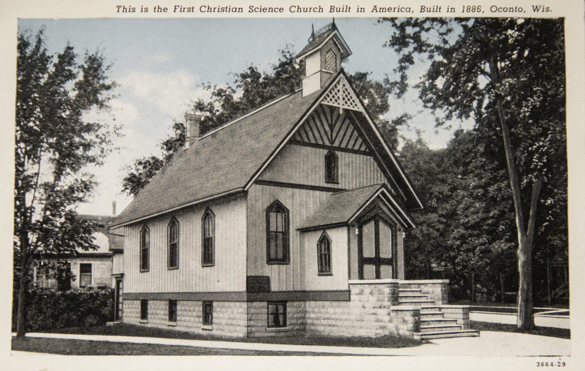 First Branch Church was in Wisconsin (1886) — Longyear Museum