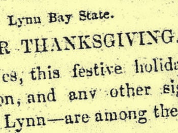 Early Thanksgiving Article