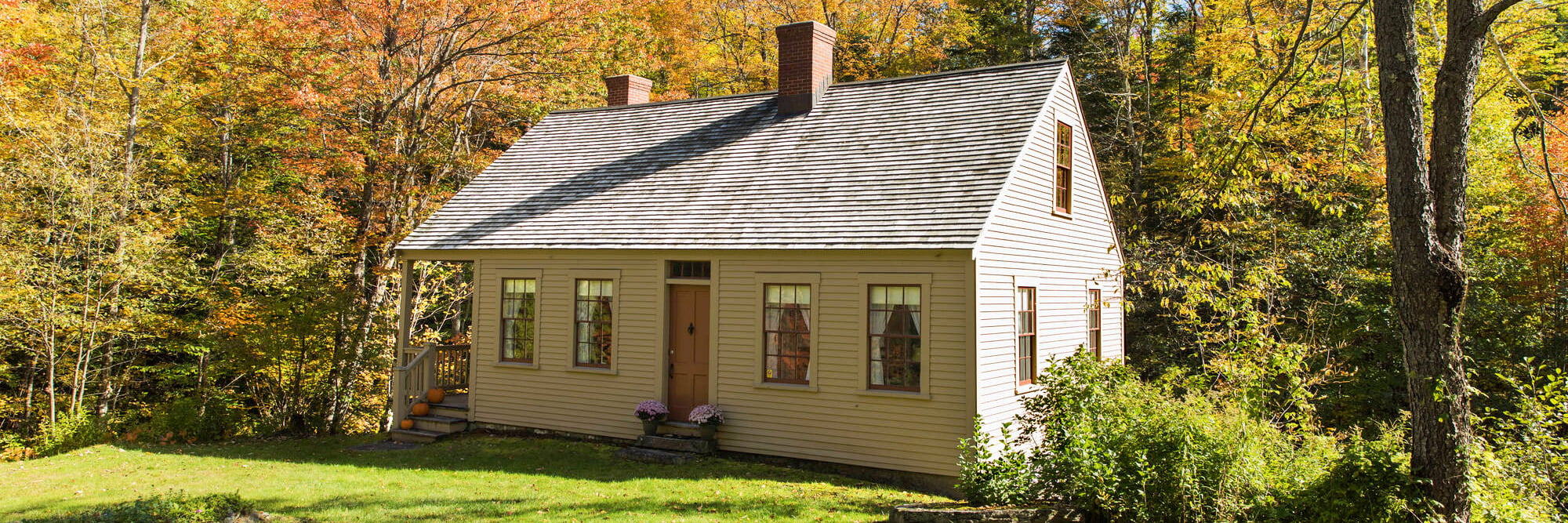 Mary Baker Eddy Historic House in North Groton, New Hampshire, on a fine June day.