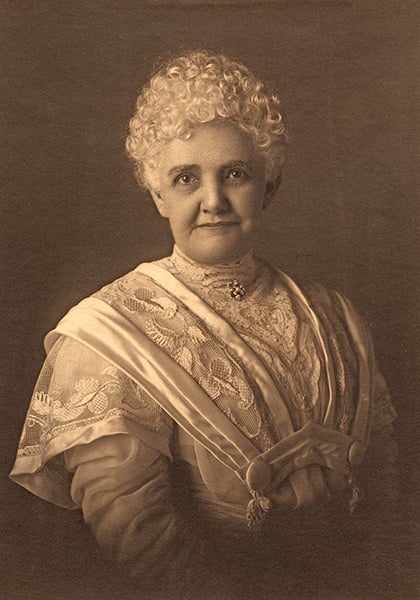 Photograph of Laura Lathrop from Longyear Museum collection.