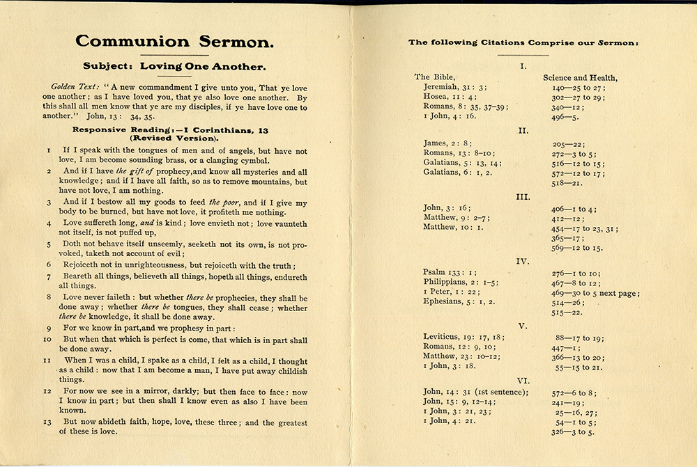 Communion and the Communion Season — Longyear Museum