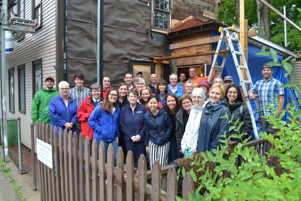 Longyear staff visits Spencer-Peirce-Little Farm