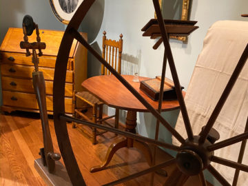 A Closer Look at the Baker Family Spinning Wheel