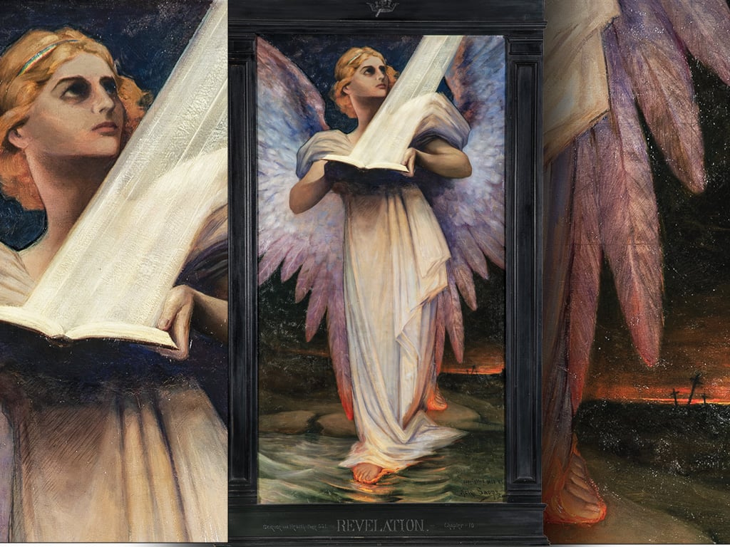Revelation painting; 400 Beacon street; artwork tour